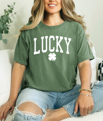 Patrick's Day Shirt, Lucky Shirt Comfort Colors, St Patricks Day Tee, Lucky St Patrick's Day T Shirt - image1